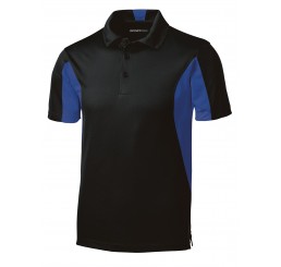 Mens Mentor Side Blocked Micropique Sport-Wick® Polo