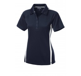 Sport-Tek PosiCharge Ladies Micro-Mesh Colorblock Polo